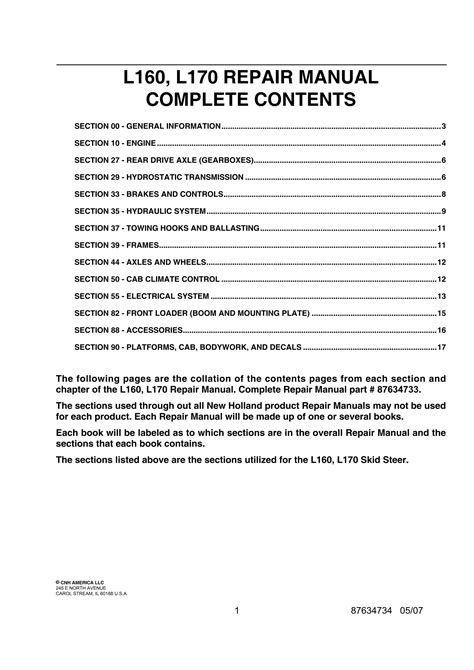 new holland l170 skid steer 2005|new holland l170 operators manual.